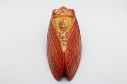 7.5" Handmade Ceramic Cicada Pocket Vases from Provence - Cera d'Art Home Decor